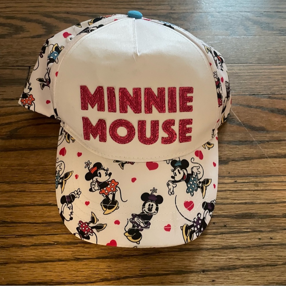 Disney Minnie Mouse Child's Baseball Cap Adjustable Back Hat